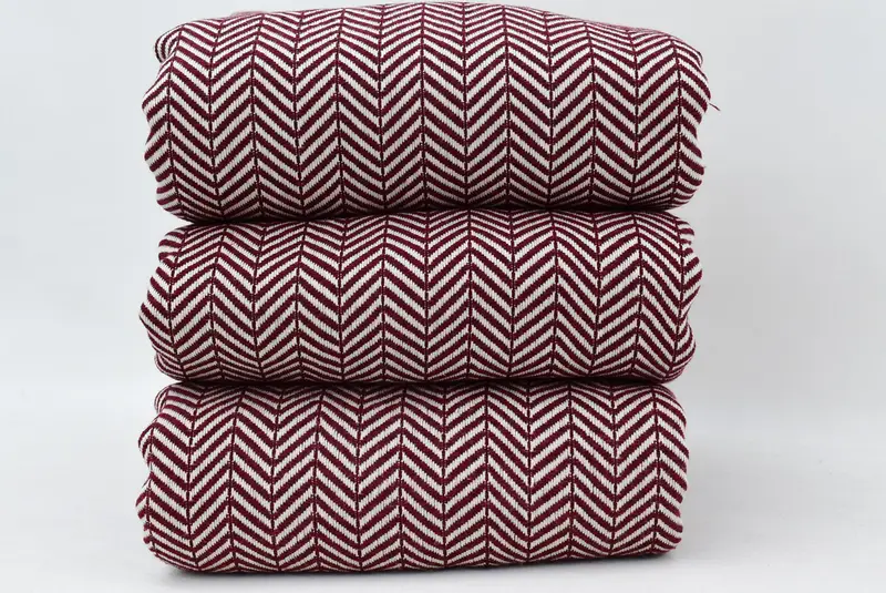 Decorative Blanket, Engagement Gift, Throw Blanket Couch, Personalized Blanket, 92x76 Cotton Chevron Towel, Oversized Beach Towel, Organic Throw - 2