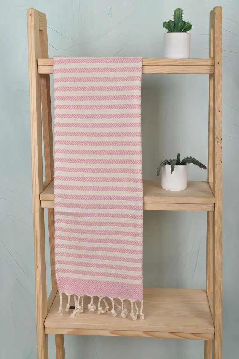Custom Hand Towel, Monogram Turkish Bath Towel, Turkish Tea Towel, Bachelorette Favor, 40x18 Cotton Chevron Towel, Personalized Kitchen Towel - 8