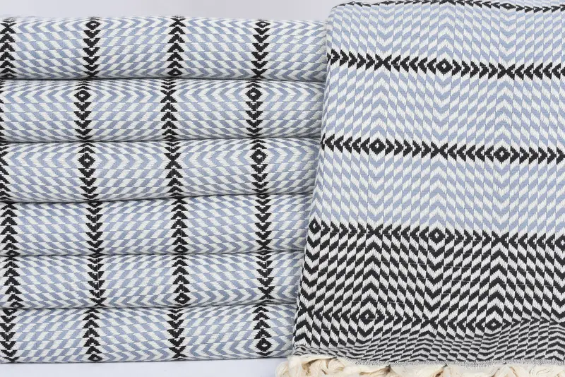 Quick-dry towel, 80x40 Cotton Diamond Towel, Handmade Turkish Towel, Absorbent towel, Anniversary Gift For Her, Bachelor Towel, Bridesmaid Gifts - 2