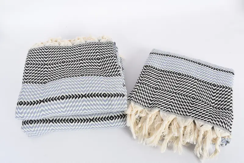 Quick-dry towel, 80x40 Cotton Diamond Towel, Handmade Turkish Towel, Absorbent towel, Anniversary Gift For Her, Bachelor Towel, Bridesmaid Gifts - 7