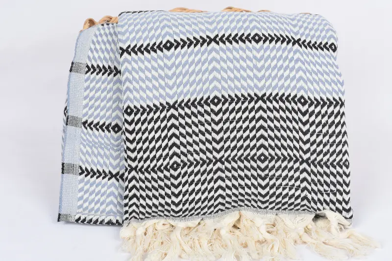 Quick-dry towel, 80x40 Cotton Diamond Towel, Handmade Turkish Towel, Absorbent towel, Anniversary Gift For Her, Bachelor Towel, Bridesmaid Gifts - 5