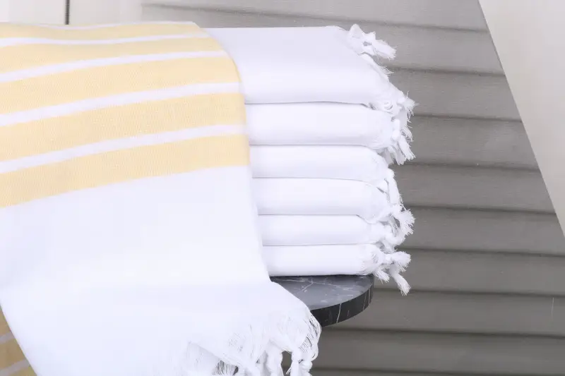 Yellow Cotton Towel, Bachelorette Gifts, Bath Towel, 40x71 Inches