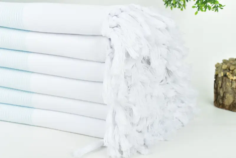 Personalized Gift For Her, Holiday Towel, 70x40 Cotton Striped Towel, Home Decor Gifts, Bridal Shower Favors, Bridesmaid Towel, Personalized Gifts - 3
