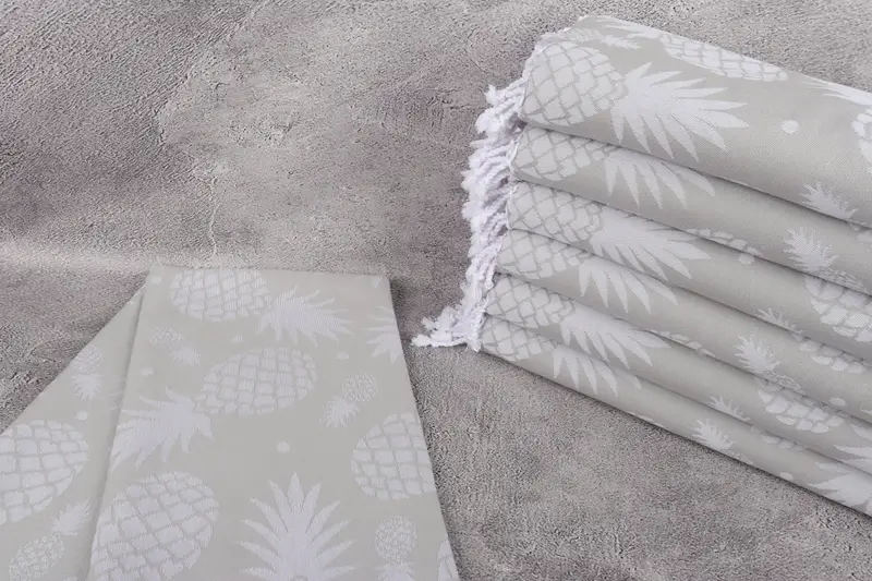 Turkish towel, Bridal Party Gifts, Custom Wedding Gifts, 70x36 Cotton Pineapple Design Towel, Home Decor Gifts, Bachelorette Party Gifts For Bride - 3