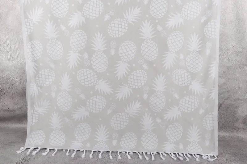 Turkish towel, Bridal Party Gifts, Custom Wedding Gifts, 70x36 Cotton Pineapple Design Towel, Home Decor Gifts, Bachelorette Party Gifts For Bride - 1