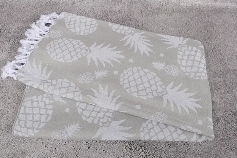 Turkish towel, Bridal Party Gifts, Custom Wedding Gifts, 70x36 Cotton Pineapple Design Towel, Home Decor Gifts, Bachelorette Party Gifts For Bride - 7