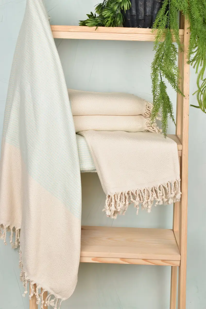 Towel With Name, 70x40 Cotton Diamond Towel, Monogram Turkish Towel, Large Turkish Towel, Custom Towel Beach, Home Gift, Custom Beach Towel - 6