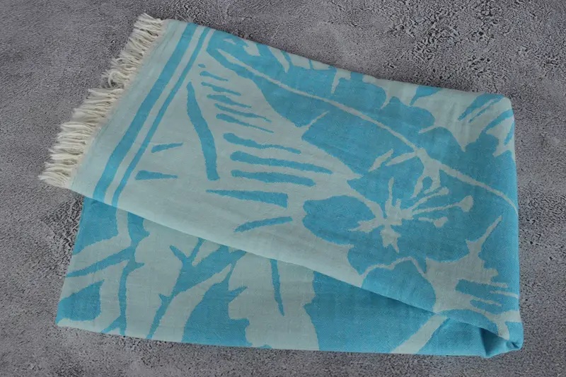 70x40 Cotton Floral Patterned Towel, Bachelorette Gifts, Halloween Gifts, Turkish hand towel, Authentic Turkish hammam peshtemal, Organic towel - 7