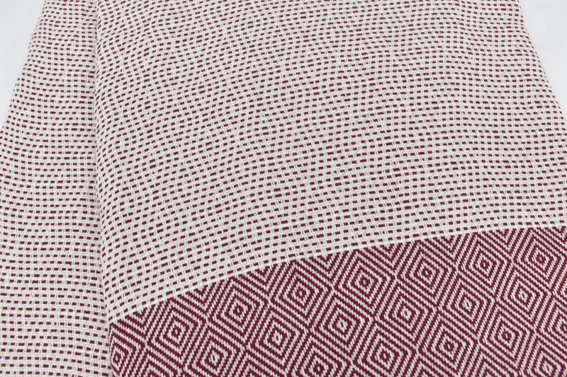 104x80 Cotton Diamond Towel, Gift For Coworker, Custom Wedding Gifts, Wedding Hand Made Gift, Monogram Blanket, Throw Blanket Couch - 4