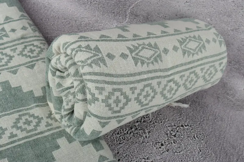 Custom Wedding Gifts, Throw Blanket, Bachelorette Gifts, Christmas Tablecloth, Gift For Wedding Day, Embroidery Bedspread, 86x56 Cotton Kilim Towel - 7