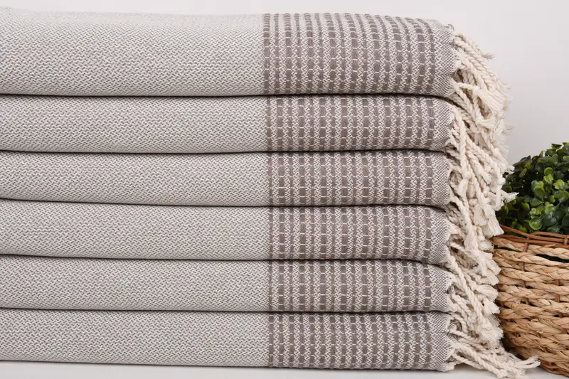 70x36 Cotton Striped Towel, Monogram Beach Towel, Custom Beach Towel, Antibacterial Turkish peshtemal towel, Best Friend Gift, Bridesmaid Favors - 2
