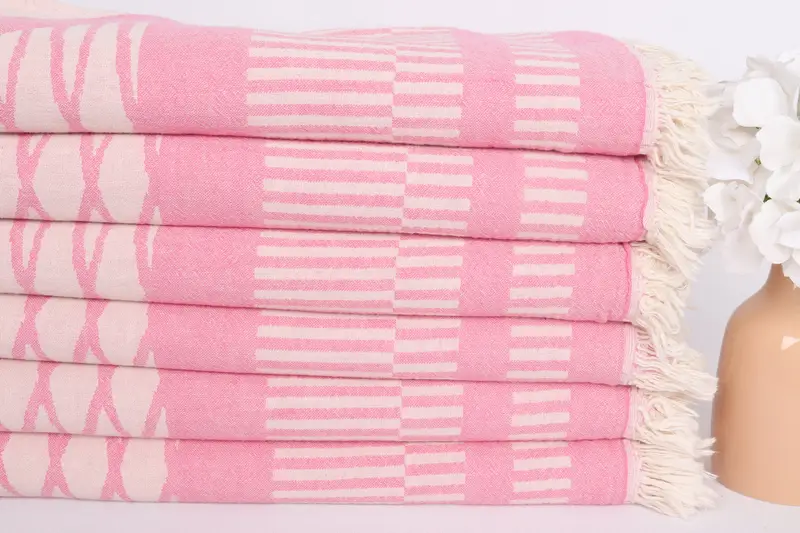 Bridesmaid Gift Towel, 70x38 Cotton Fish Design Towel, Turkish hand towel, Wedding Anniversary Gift, Valentines Day Gift, Gym Towel, Wedding Favors - 4
