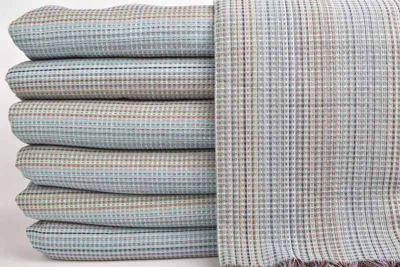 92x88 Cotton Geometric Towel, Tablecloth, Home Decor Gifts, Housewarming Gift, Gift For Wedding Day, Turkish Cotton Blanket, Custom Blanket - 2