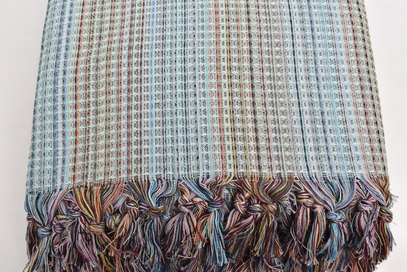92x88 Cotton Geometric Towel, Tablecloth, Home Decor Gifts, Housewarming Gift, Gift For Wedding Day, Turkish Cotton Blanket, Custom Blanket - 4