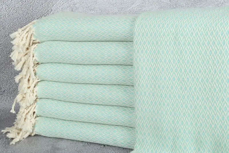 Bulk Order Towel, Custom Gifts, Personalized Gifts, 70x40 Cotton Diamond Towel, Best Friend Gift, Eco-Friendly Turkish Towel, Bridal Shower Gift - 1