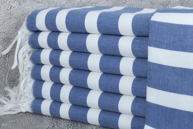 Bridal Shower Gift, Embroidered Towel, Gift For Her, 70x40 Cotton Striped Towel, Girls Weekend Getaways Gifts, Personalised Gift, Bulk Order Towel - 1