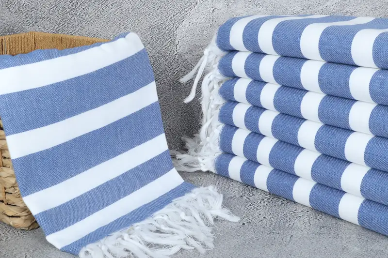 Bridal Shower Gift, Embroidered Towel, Gift For Her, 70x40 Cotton Striped Towel, Girls Weekend Getaways Gifts, Personalised Gift, Bulk Order Towel - 3