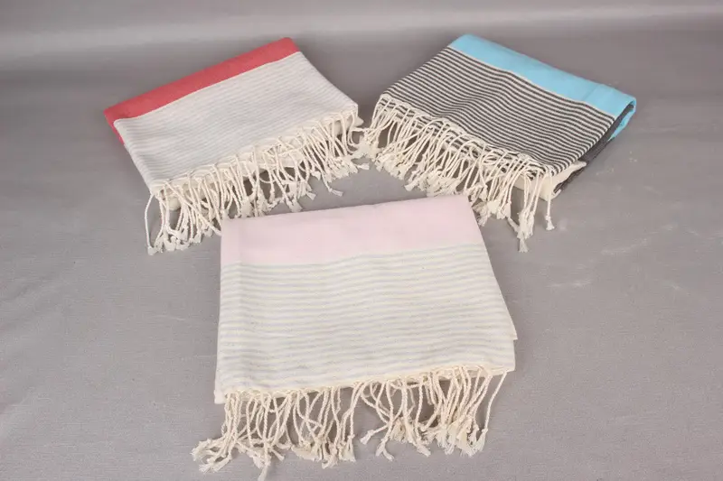 Customized Towels, Beach Theme Wedding Gift, Organic Turkish towel, 68x40 Cotton Striped Towel, Hammam towel, Hammam Towel USA, Bachelor Gifts - 4