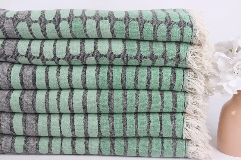 Gift For Best Friend, Housewarming Gift, 70x40 Cotton Asymmetric Design Towel, Eco-Friendly Turkish Towel, Lightweight towel, Bachelorette Gifts - 4
