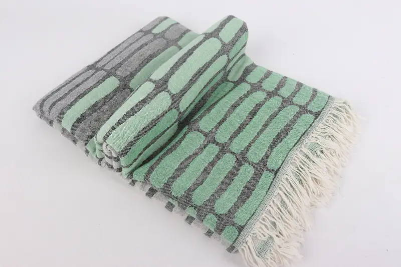 Gift For Best Friend, Housewarming Gift, 70x40 Cotton Asymmetric Design Towel, Eco-Friendly Turkish Towel, Lightweight towel, Bachelorette Gifts - 7