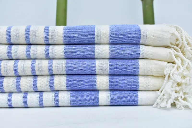 70x40 Cotton Striped Towel, Monogrammed Beach Towel, Housewarming Gift, Embroidered Turkish Towel, Merry Christmas Gifts, Bridesmaid Gifts - 1