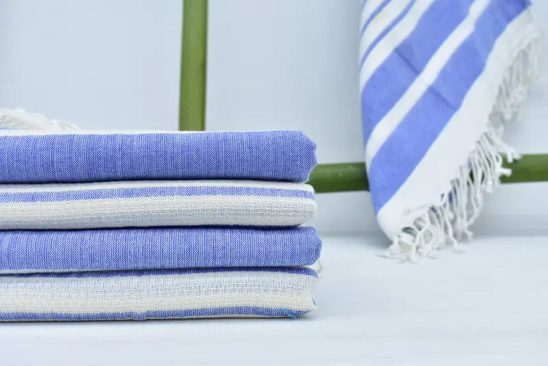70x40 Cotton Striped Towel, Monogrammed Beach Towel, Housewarming Gift, Embroidered Turkish Towel, Merry Christmas Gifts, Bridesmaid Gifts - 2