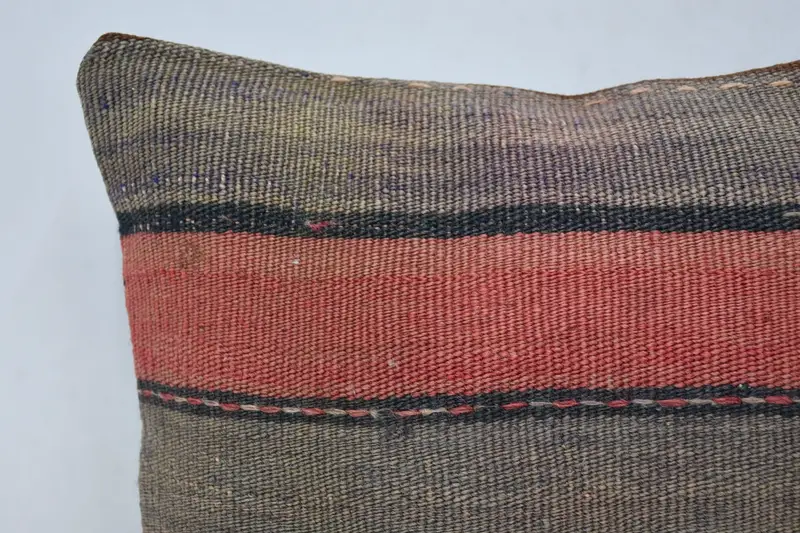 Aesthetic Cushion, Armchair Pillow Case, Turkish Pillow, Pillow, Boho Pillow Sham Cover, 14x14 Gray Pillow Cover, Kilim Pillow, Sofa Pillow - 2