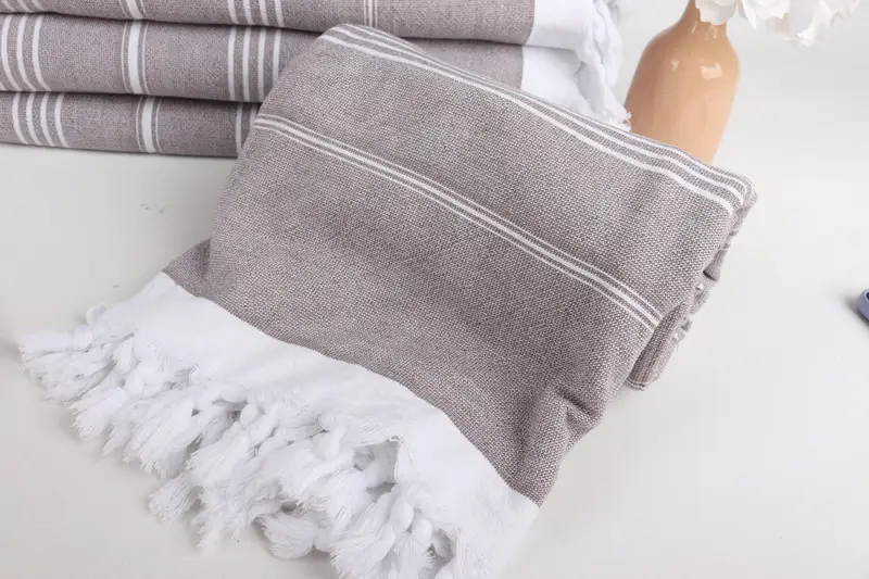 Handmade Turkish Towel, Unique Turkish towel with custom embroidery USA, Family Gift, Custom Towel, Personalized Gifts, Turkish Towel Beach - 4