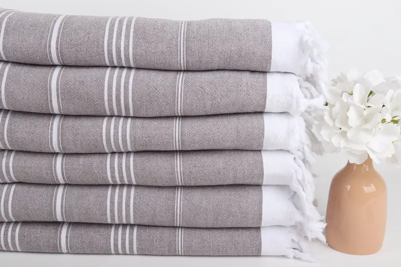 Handmade Turkish Towel, Unique Turkish towel with custom embroidery USA, Family Gift, Custom Towel, Personalized Gifts, Turkish Towel Beach - 3