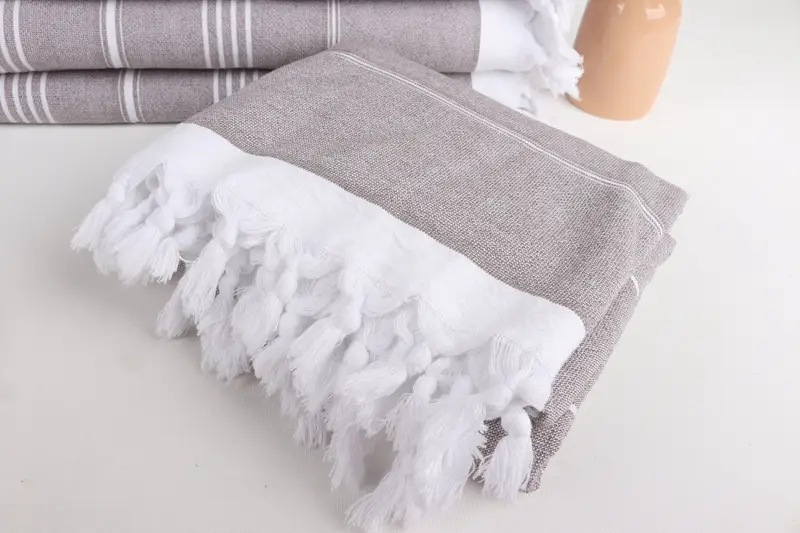 Handmade Turkish Towel, Unique Turkish towel with custom embroidery USA, Family Gift, Custom Towel, Personalized Gifts, Turkish Towel Beach - 5
