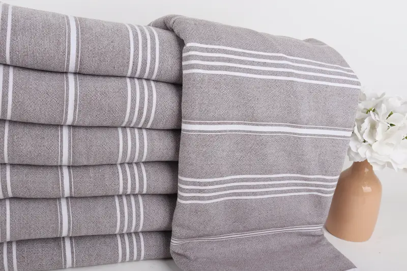 Handmade Turkish Towel, Unique Turkish towel with custom embroidery USA, Family Gift, Custom Towel, Personalized Gifts, Turkish Towel Beach - 2