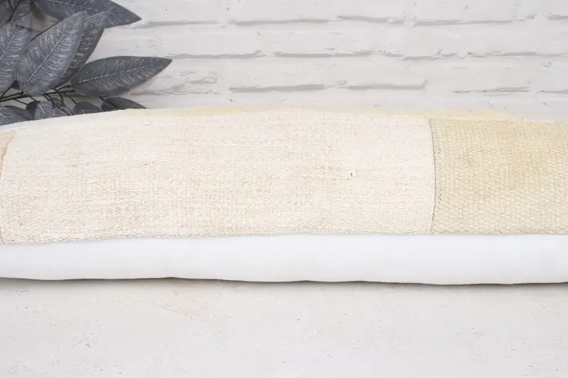 Pillow for Couch, Wholesale Cushion, Cushion Cover, Kilim Pillow Cover, Turkish Pillow, 12x36 Beige Pillow Cover, Ottoman Pillow - 5