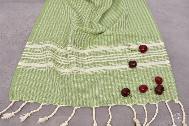40x18 Cotton Striped Towel, Personalized Gifts, Family Gift, Custom Wedding Gifts, Bridesmaid Gifts, Best Friend Gift, Wedding Gift, Gift For Her - 6