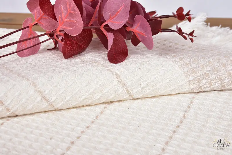 70x40 Baumwollwaffelhandtuch, maßgefertigte Hochzeitsgeschenk, personalisierte Geschenke, Geschenk für sie, Angestellte Geschenke, türkisches Badetuchset, gestickte Strandtuch - 6