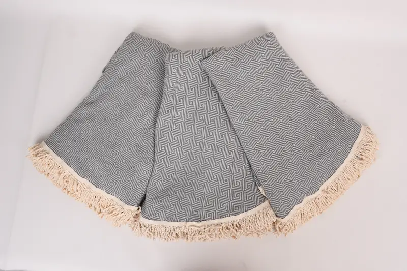 Valentines Day Gift For Her, 64x64 Cotton Round Diamond Towel, Sand-resistant towel, Gift For Best Friend, Absorbent towel, Absorbent Turkish towel - 4
