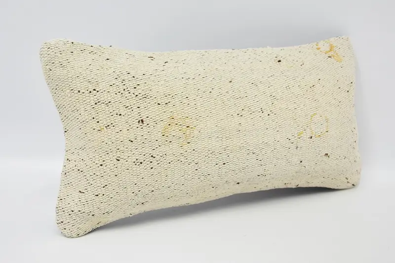Turkish Pillow, Antique Pillows, Vintage Pillow, Decorative Bolster Pillow Case, 8x16 Beige Pillow Sham, Cushion Cover, Bolster Pillow Sham - 3