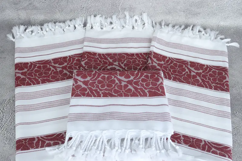 Gift For Best Friend, Quick-dry peshtemal, Gift For The Home Decor, Bachelor Gifts, Turkish Towel USA, Spa Towel, 70x40 Cotton Daisy Design Towel - 4