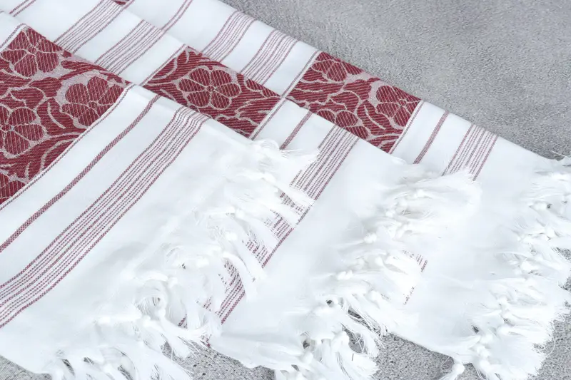 Gift For Best Friend, Quick-dry peshtemal, Gift For The Home Decor, Bachelor Gifts, Turkish Towel USA, Spa Towel, 70x40 Cotton Daisy Design Towel - 5