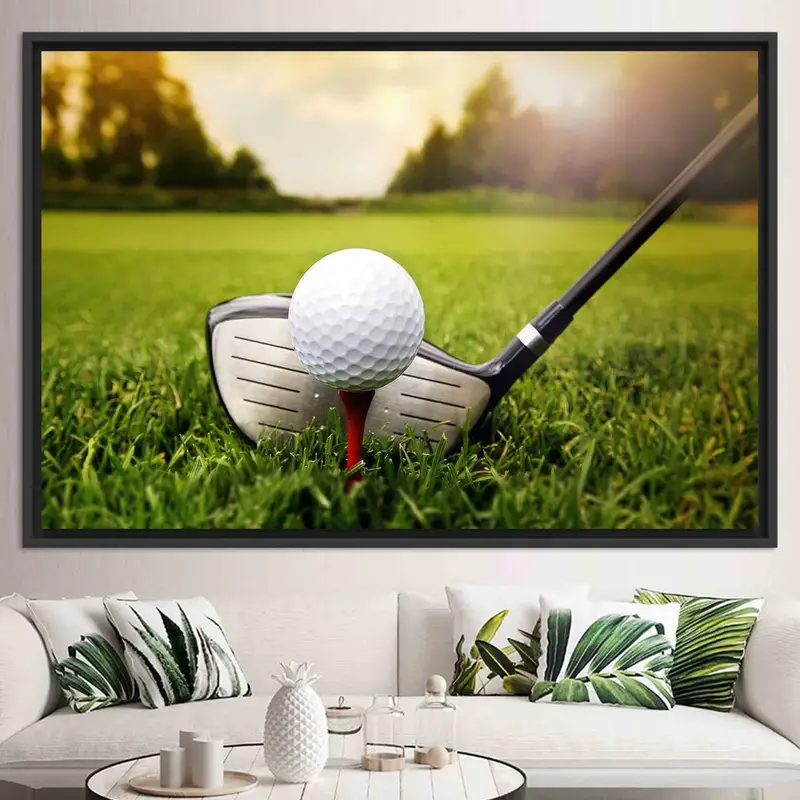 Zarif Golf Kanvası: Golf Meraklıları için Mükemmel Hediye