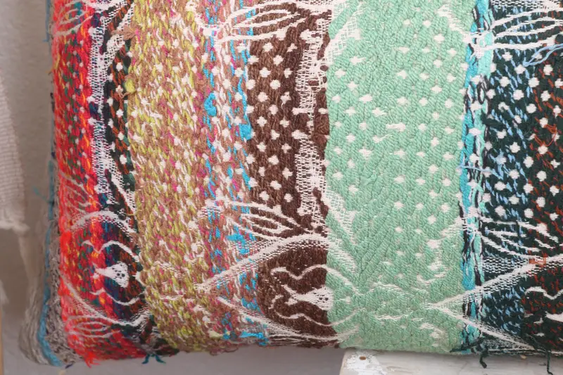 12x48 Green Pillow Sham, Boho Pillow, Bohemian Cushion Pillow, Vintage Kilim Pillow, Ethnic Throw Pillow Cover, Pillow, Kilim Pillow - 3