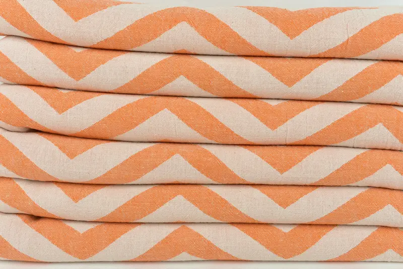 70x40 Cotton Zigzag Design Towel, Absorbent towel, Lightweight Turkish towel, Turkish Towel USA, Personalized Gift For Her, Custom Bath Towel - 4