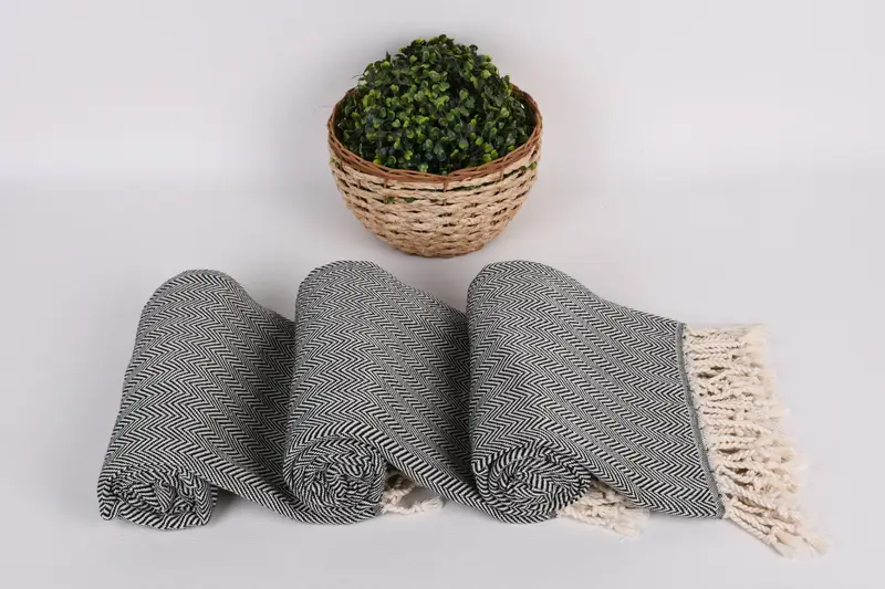 Wedding Gifts Towel, Scarf Towel, Personalized Beach Towel, 70x40 Cotton Herringbone Towel, Peshtemal Towel, Personalised Gift, Bachelorette Gifts - 8