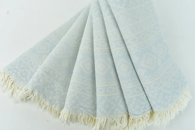 Wedding Favors, Summer Gift, Yoga Towel, Lightweight Turkish towel for beach, Handmade Gift, 68x36 Cotton Geometric Towel, Bridesmaid Proposal Gift - 4