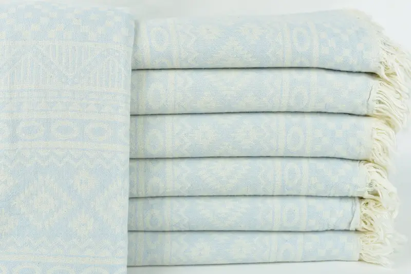 Wedding Favors, Summer Gift, Yoga Towel, Lightweight Turkish towel for beach, Handmade Gift, 68x36 Cotton Geometric Towel, Bridesmaid Proposal Gift - 1