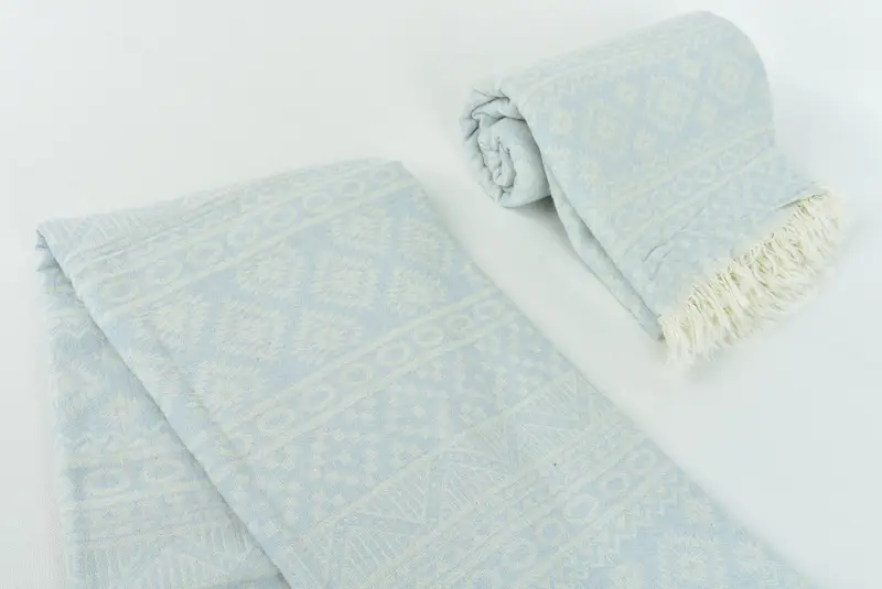 Wedding Favors, Summer Gift, Yoga Towel, Lightweight Turkish towel for beach, Handmade Gift, 68x36 Cotton Geometric Towel, Bridesmaid Proposal Gift - 7