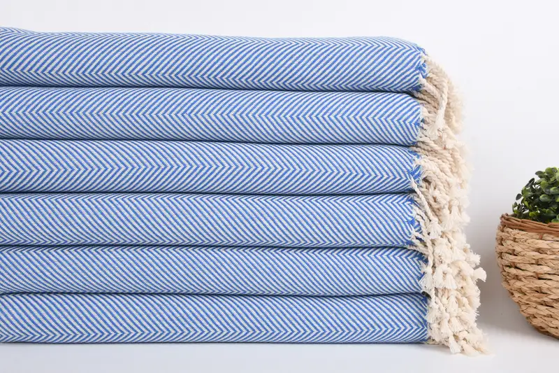 Lightweight Turkish towel, Custom Gift, Cute Beach Towel, Christmas Favors, 70x40 Cotton Herringbone Towel, Bachelorette Party Decorations - 2