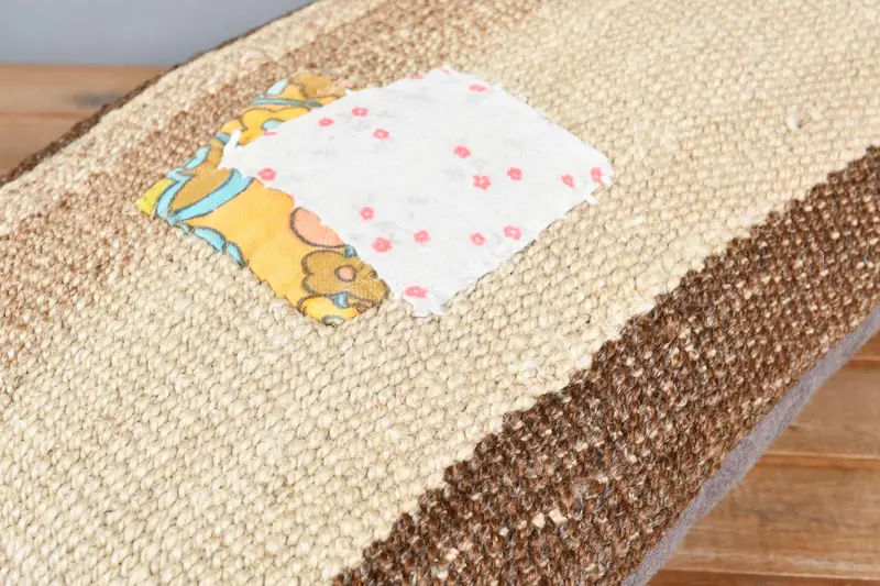 12x20 Beige Pillow Cover, Handmade Kilim Cushion, Pillow Case, Vintage Throw Cushion, Bright Cushion, Turkish Pillow, Tribal Cushion, Boho Pillow - 3