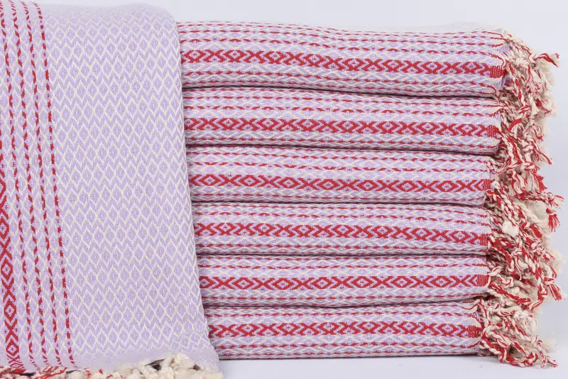 Personalized Organic Cotton Towel, 70x40 Inches, Lilac Diamond, Bachelorette Party