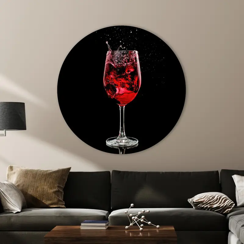 Trendy Printed Glass: Elevate Your Red Wine Experience