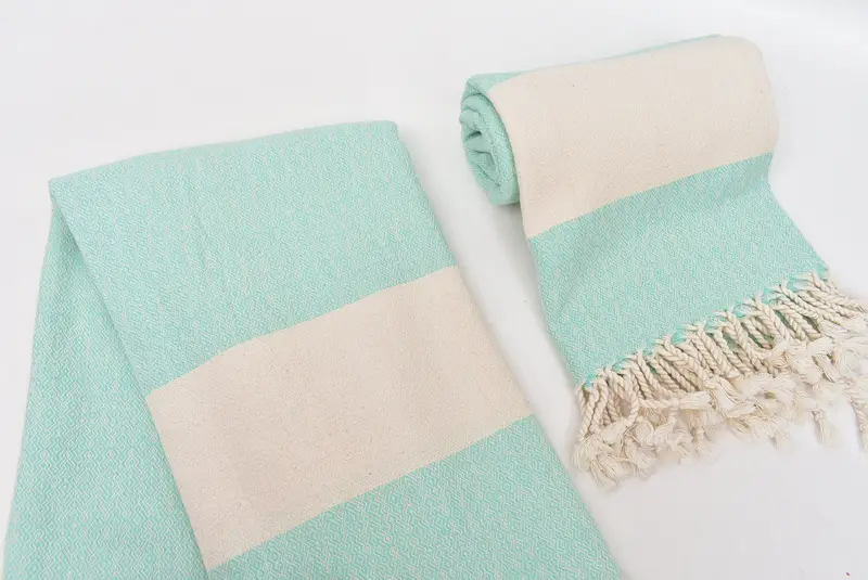 Personalized Beach Towel, 68x36 Cotton Diamond Towel, Wedding Day Gift For Bride, Bridal Shower Favors, Gym Towel, Absorbent Turkish towel - 7